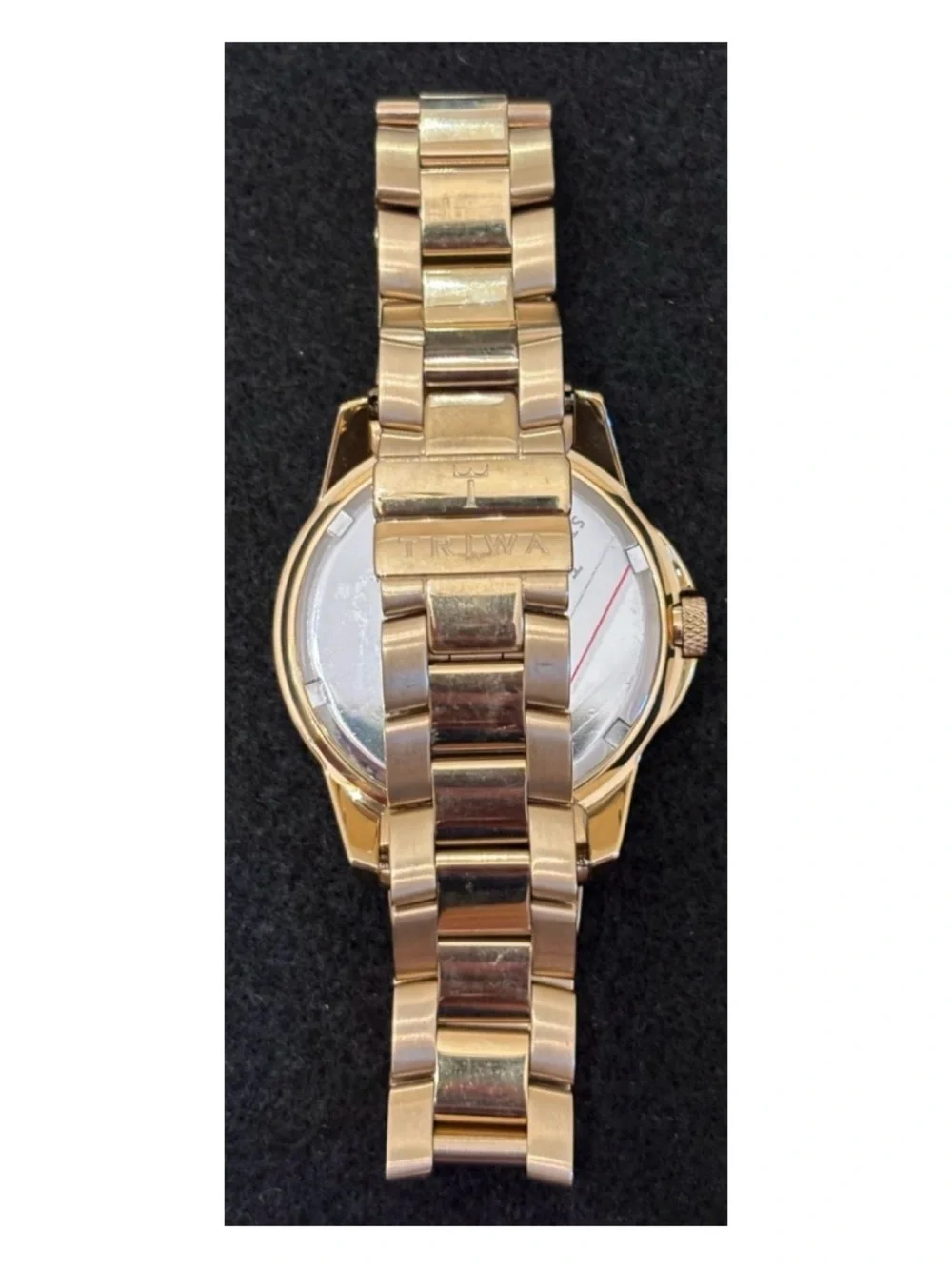 NWOT** Anthropologie TRIWA Skala Unisex Watch In. Champagne Gold **Needs Battery